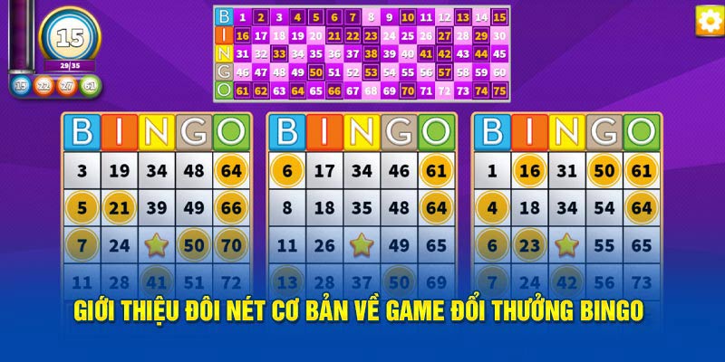 Giới thiệu một số thông tin căn bản về game đổi thưởng bingo